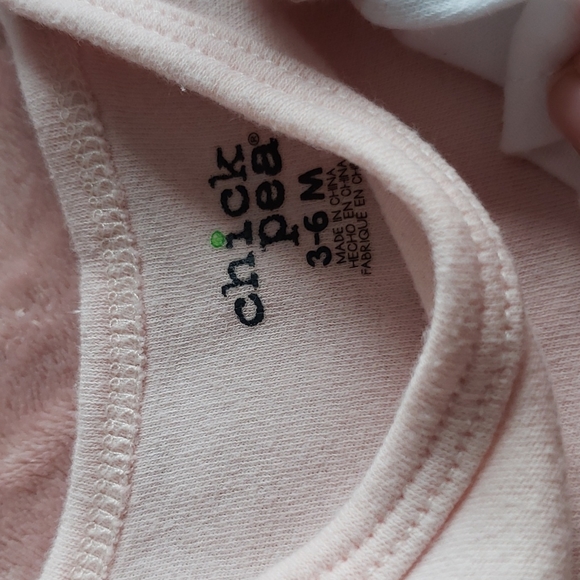 Chickpea Baby Girl Onsie Set , Pink 3-6m - Picture 3 of 4